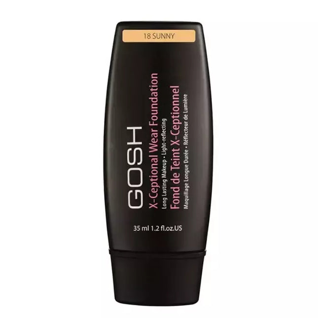 Gosh X-Ceptional Wear Foundation ilgalaikė pudra 18 Sunny 35ml