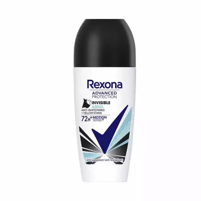 Rexona Rutulinis dezodorantas Advanced Protection Invisible Aqua 72 val. 50 ml