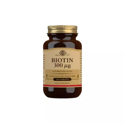 Solgar Biotin 300 µg tabletės – 100 vnt.