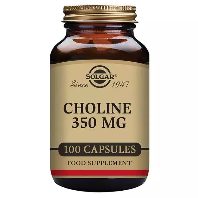 Solgar Choline 350mg 100 Kapsulės