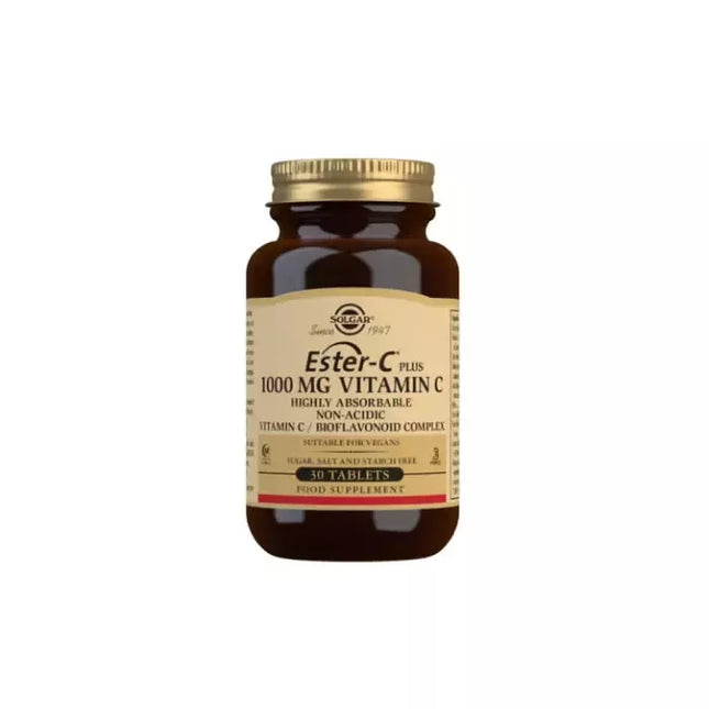 Solgar Ester-C Plus 1000 mg Vitamino C tabletės – 30 vnt.