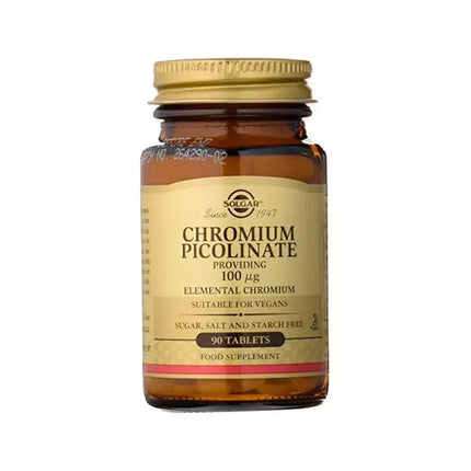Solgar Chromo Picolinate 100mg 90 tablečių