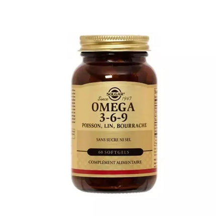Solgar Omega 3-6-9 60 kapsulės