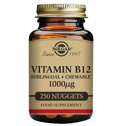 Solgar Vitamin B12 1000mcg - Cijanokobalaminas 250 tablečių