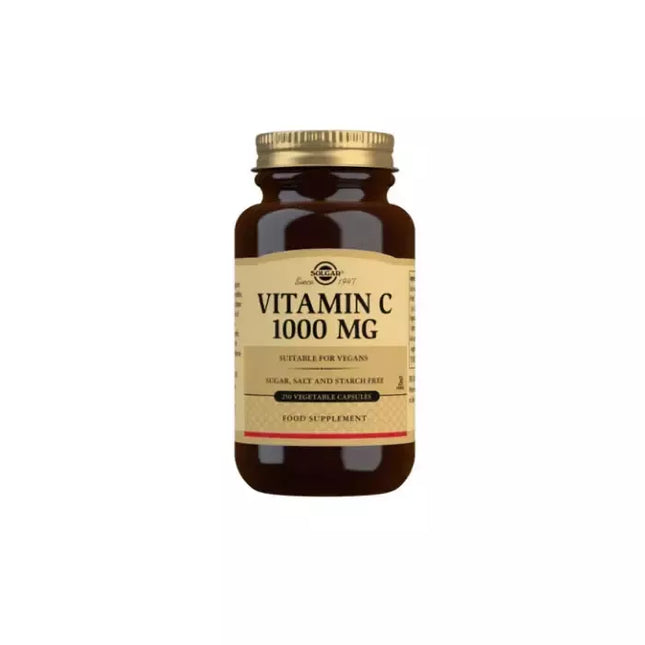 Solgar Vitamin C 1000 mg daržovių kapsulės - 250 vnt. pakuotė
