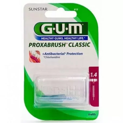 Proxabrush Cilindrinis šepetėlis su chlorheksidinu, 6 vnt. GUM