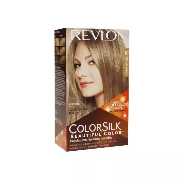 Revlon Colorsilk Amoniako neturintis 60 Tamsiai šviesūs pelenų