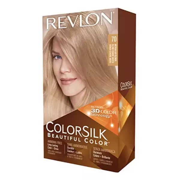 Revlon Colorsilk Ammonia Free 70 Vidutiniškai pelenų blondinė