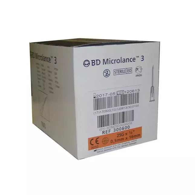 BD Microlance adata 0,5mm x 16mm 100 vnt.