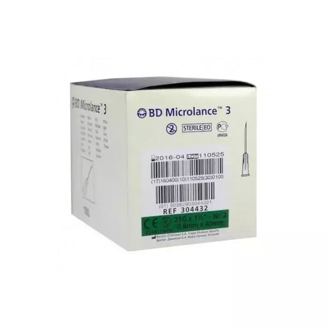 BD Microlance adata 0,8mm x 40mm 100 vnt.