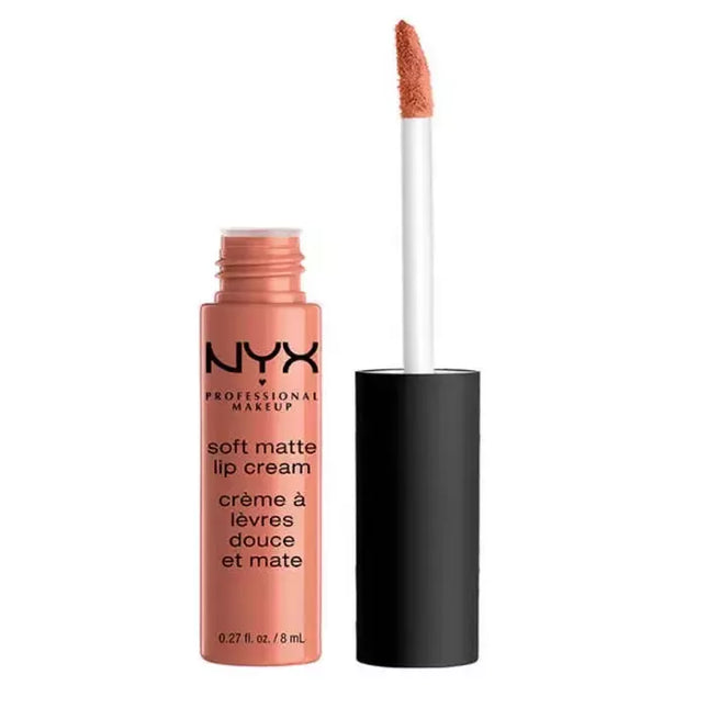 Skystu lūpų dažų "Soft Matte Lip Cream" Abu Dhabe 8ml NYX