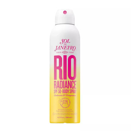 SOL DE JANEIRO "Rio Radiance" Kūno Kremas su SPF50, 200ml Purškiklis