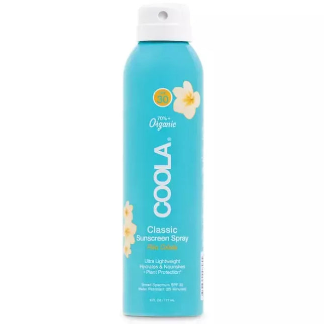 Coola Classic Kūno Ekologiškas Saulės Apsaugos Purškiklis SPF30 Piña Colada 177ml