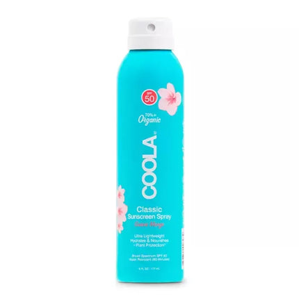 Coola Classic Kūno Ekologiškas Saulės Purškalas SPF50 Gvajavos Mangas 177ml