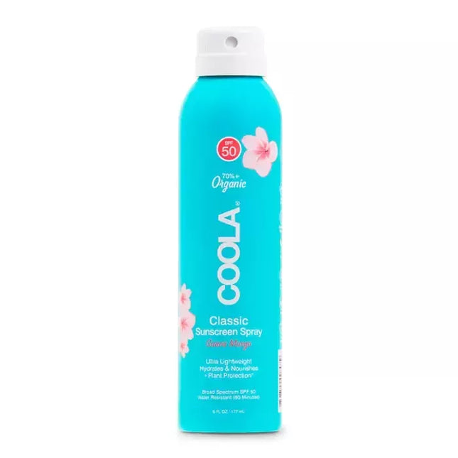Coola Classic Kūno Ekologiškas Saulės Purškalas SPF50 Gvajavos Mangas 177ml