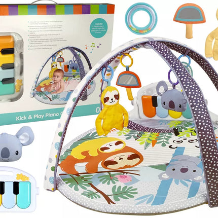 Edukacinis kilimėlis su pianinu „Koala“, melodijos, pakabukai