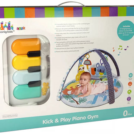 Edukacinis kilimėlis su pianinu „Koala“, melodijos, pakabukai