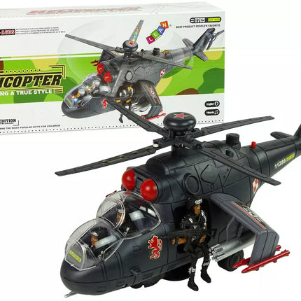 Sraigtasparnis Didžiuliai sparnai Šviesos Garsas Sukasi