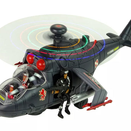 Sraigtasparnis Didžiuliai sparnai Šviesos Garsas Sukasi