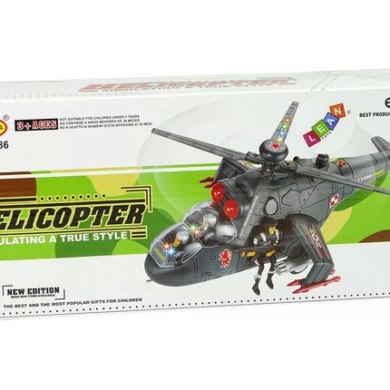 Sraigtasparnis Didžiuliai sparnai Šviesos Garsas Sukasi