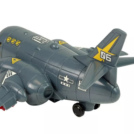 Lengvasis bombonešis transporto lėktuvo garsas