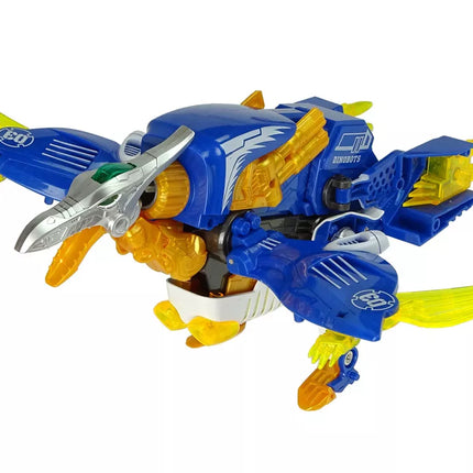 Dinobotai 2 viename Dinozaurinis Šautuvas Mėlynas Pterodaktilis Skydas