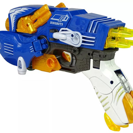 Dinobotai 2 viename Dinozaurinis Šautuvas Mėlynas Pterodaktilis Skydas
