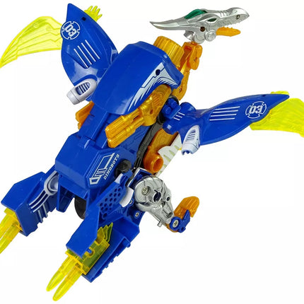 Dinobotai 2 viename Dinozaurinis Šautuvas Mėlynas Pterodaktilis Skydas