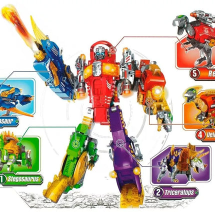 Dinobotai 2 viename Dinozaurinis Šautuvas Mėlynas Pterodaktilis Skydas