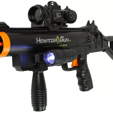 Šautuvo granatsvaidis su garso žibintuvėliu, juodas