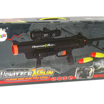 Šautuvo granatsvaidis su garso žibintuvėliu, juodas