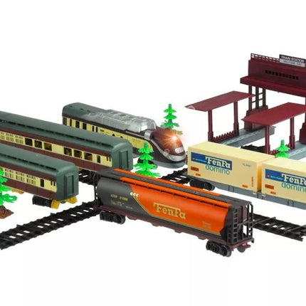 Fenfa elektrinis traukinio rinkinys 5 vagonai priedai