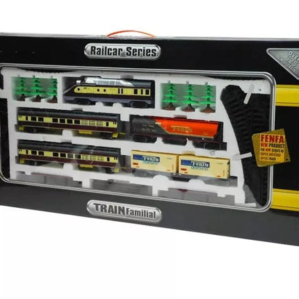 Fenfa elektrinis traukinio rinkinys 5 vagonai priedai