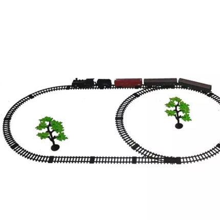 „Rail King“ traukinio rinkinys su dūmais – tikroviškas žaislinis lokomotyvas