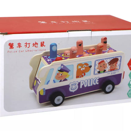 Medinis arkadinis žaidimas "Dodgeball" policijos autobusas