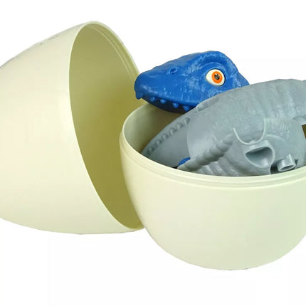 Dinozauro Mosasaur rinkinys su kiaušiniu, „pasidaryk pats“ atsuktuvas, mėlynas