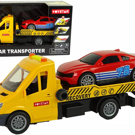 Transporto sunkvežimio rampos garsai ir šviesos