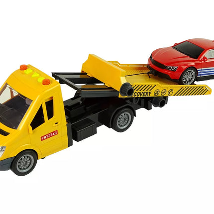 Transporto sunkvežimio rampos garsai ir šviesos