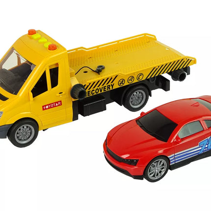 Transporto sunkvežimio rampos garsai ir šviesos