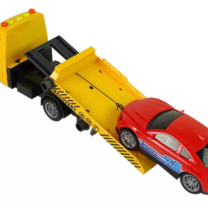 Transporto sunkvežimio rampos garsai ir šviesos