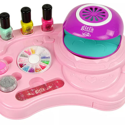 Nagų lako rinkinys Nagų blizgučiai Džiovintuvas Lipdukai