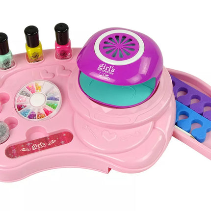 Nagų lako rinkinys Nagų blizgučiai Džiovintuvas Lipdukai