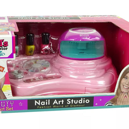 Nagų lako rinkinys Nagų blizgučiai Džiovintuvas Lipdukai