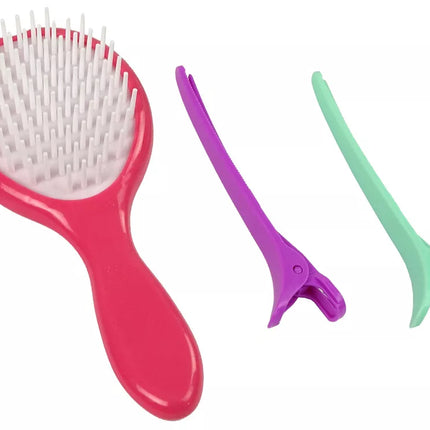 Plaukų dažymo rinkinys, plaukų tiesinimo priemonė, 6 spalvų sruogos