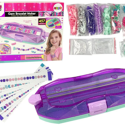 Apyrankių gamybos rinkinys Spalvoti karoliukai Indelis kūrėjas