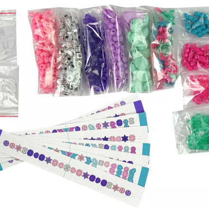 Apyrankių gamybos rinkinys Spalvoti karoliukai Indelis kūrėjas