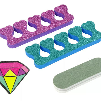 Nagų lakavimo rinkinys Nagų lakų rašikliai Spalvoti lipdukai