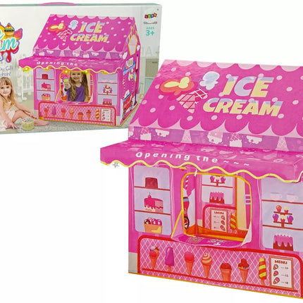 Princesės ledų palapinė Ledų krautuvėlė vaikams Rožinės lemputės žvaigždės