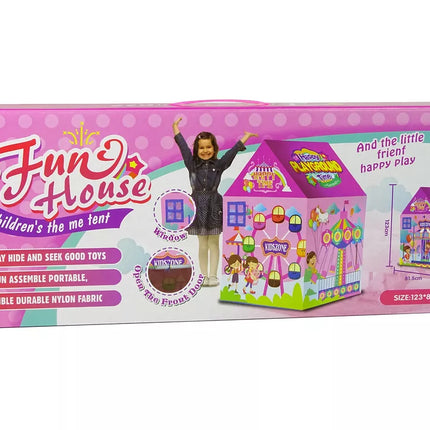 Žaidimų palapinė vaikams Funfair House, rožinė