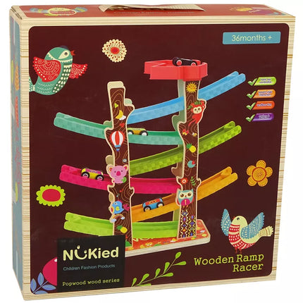 Spalvinga trasa automobiliams, 6 lygių nusileidimo trasa